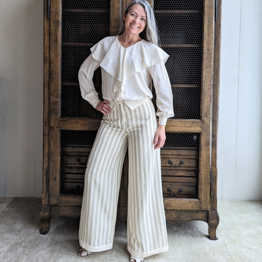 vintage style nwt J PETERMAN wide leg pants 4